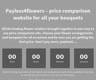 Payless4Flowers.com(Price comparison website for all your flowers and bouquet needs) Screenshot