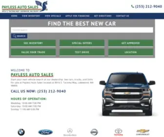 Paylessautosalesusa.com Screenshot