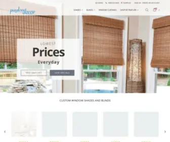 Paylessdecor.com(Window Blinds and Cordless Window Shades) Screenshot