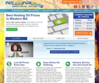 Paylessforoil.com(Best Heating Oil Price in Western MA) Screenshot