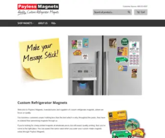 Paylessmagnets.com(Custom Refrigerator Magnets) Screenshot