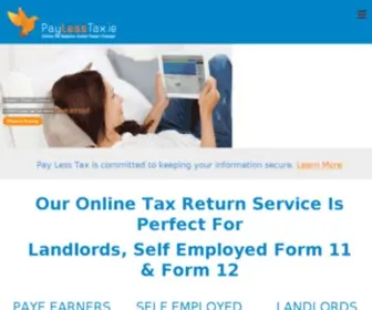 Paylesstax.ie(PayLessTax Form 11 Income Tax Return) Screenshot