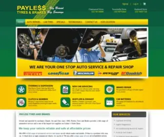 Paylesstyres.com.au(From Tyres & Brakes to Car Servicing & Repairs) Screenshot