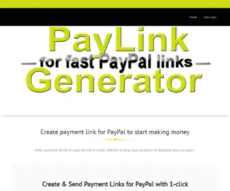 Paylinkgenerator.com(Build Online Business) Screenshot