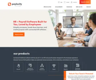 Paylocity.com(Web Payroll Software) Screenshot