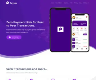 Payluk.com(Securing Transactions & Payments in Nigeria) Screenshot