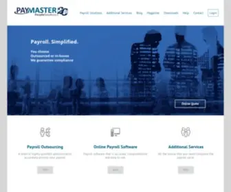 Paymaster.co.za(Paymaster People Solutions) Screenshot