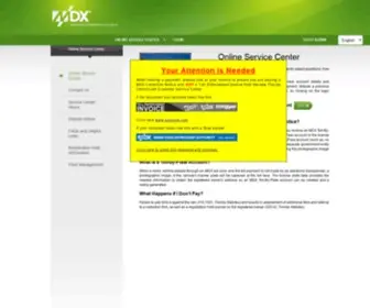 PaymdXtolls.com( Customer Service Center) Screenshot