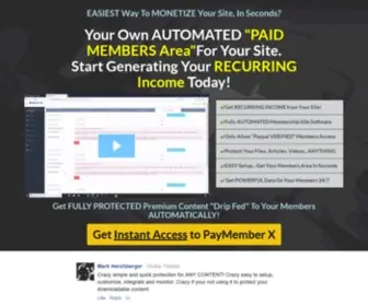 Paymember.co(Protect Your Content Using Paypal) Screenshot