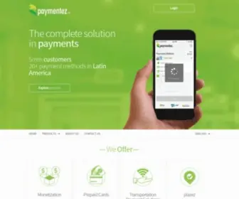 Paymentez.com(Paymentez) Screenshot