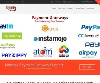 Paymentgateways.org.in(Payment Gateways) Screenshot