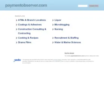 Paymentobserver.com(Paymentobserver) Screenshot