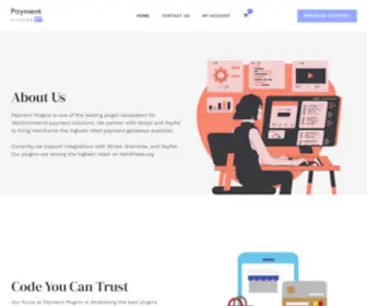 Paymentplugins.com(Explore secure and easy payment gateways with woocommerce on payment plugins) Screenshot
