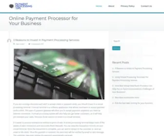 Paymentprocessingtips.com(Online Payment Processor for Your Business) Screenshot