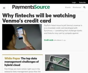 Paymentssource.com(Payments Industry News & Analysis) Screenshot