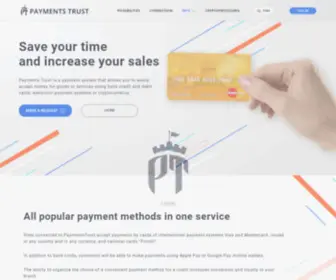 Paymentstrust.com(Главная) Screenshot