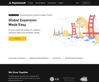 Paymentwall.com(Payment provider) Screenshot