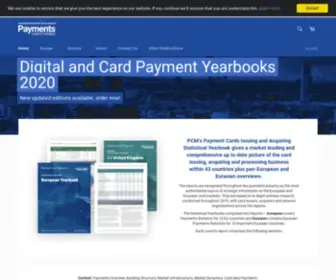Paymentyearbooks.com(PCM’s Payment Cards Issuing and Acquiring Statistical Yearbook) Screenshot