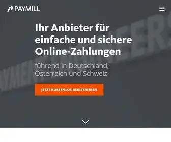 Paymill.com(Kreditkarten- und Lastschrift-Zahlungen mit PAYMILL online abwickeln) Screenshot