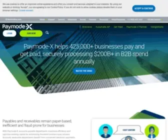 Paymode.com(End-to-End AP Automation for Business) Screenshot