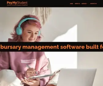 Paymystudent.com(Student bursary and fund management software) Screenshot