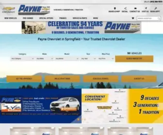 Paynechevrolet.com(Payne Chevrolet) Screenshot