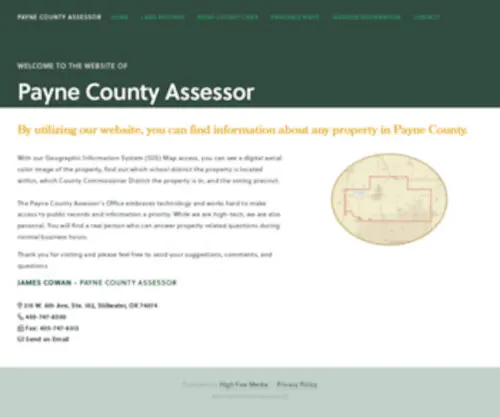 Paynecountyassessor.org(Payne County Assessor) Screenshot