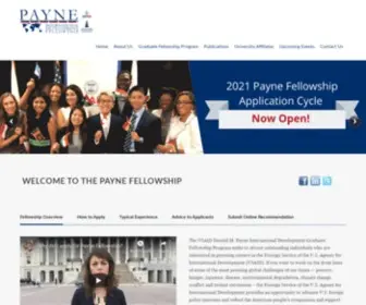 Paynefellows.org(Payne Fellowship) Screenshot