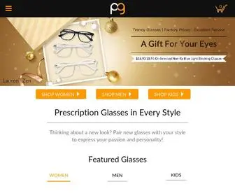 Payneglasses.com(Payne Glasses) Screenshot