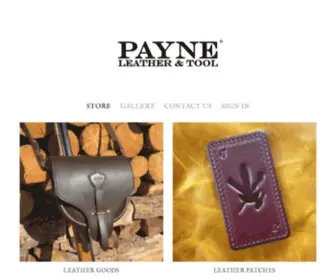 Payneleatherandtool.com(Payne Leather & Tool) Screenshot