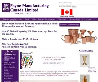 Paynemfg.com(paynemfg) Screenshot