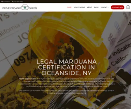 PayneorganicGreen.com(Marijuana Certification in Oceanside) Screenshot