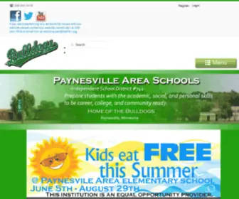 Paynesvilleschools.com(Paynesville Area Schools) Screenshot