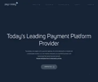 Payneteasy.com(Payment solutions for business) Screenshot