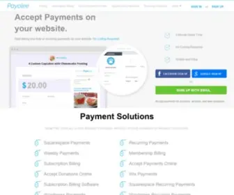 Payolee.com(Recurring Payments and Credit Card Processing) Screenshot