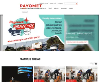 Payomet.org(Performing Arts Center) Screenshot