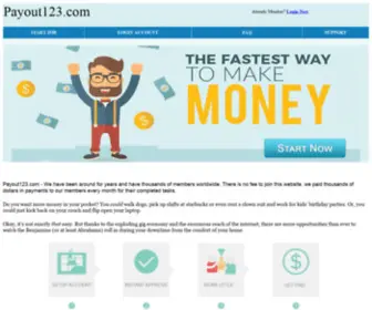 Payout123.com(Part Time Job Website for all Job) Screenshot