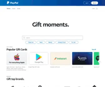 Paypal-Gifts.com(Digital Gifts) Screenshot