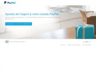 Paypal-Recharger.be(Paypal recharger) Screenshot