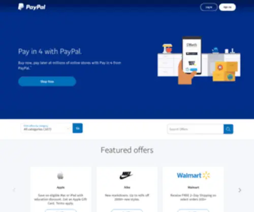 Paypal-Shopping.com(Discover Our Current Offers) Screenshot