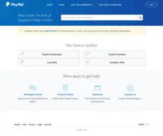 Paypal-Techsupport.com(Merchant Technical Support) Screenshot