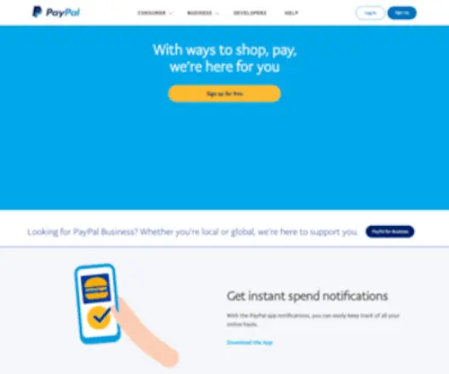 Paypal.be(Pay, Transfer Money and Accept Card Payments Online) Screenshot