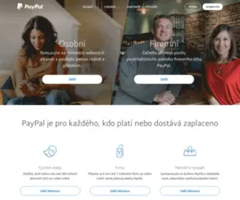 Paypal.cz(Posílání peněz) Screenshot