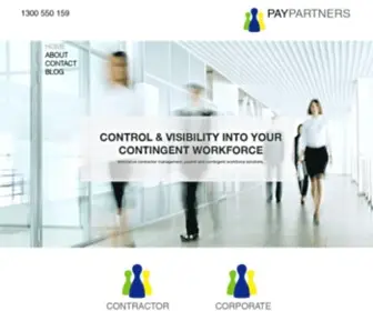 Paypartners.com.au(Contractor Payroll) Screenshot