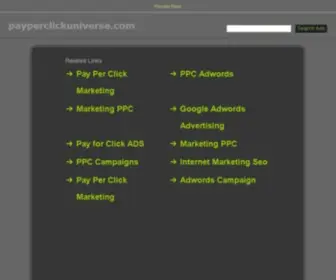 Payperclickuniverse.com(Pay Per Click Universe) Screenshot