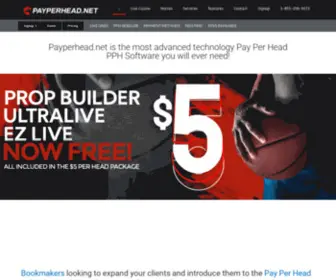 Payperhead.net(Pay Per Head) Screenshot