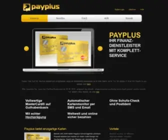 Paypluscard.de(Die) Screenshot