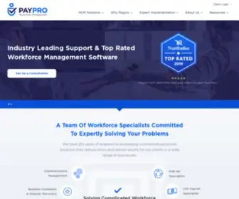 Payprocorp.com(Top Rated Workforce Management Software System) Screenshot