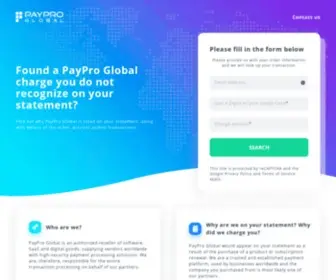 Payprous.com(PayPro Charge) Screenshot