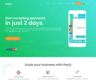 Payq.eu(PayQ-Best Payment Gateway and merchant account for Online Payment USA, UK, India) Screenshot